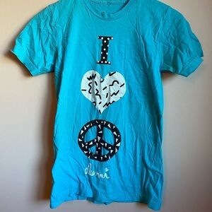 I ❤️ Peace Alumni Tee | Bamboozle Festival 2012 | Vintage Graphic T-Shirt XS